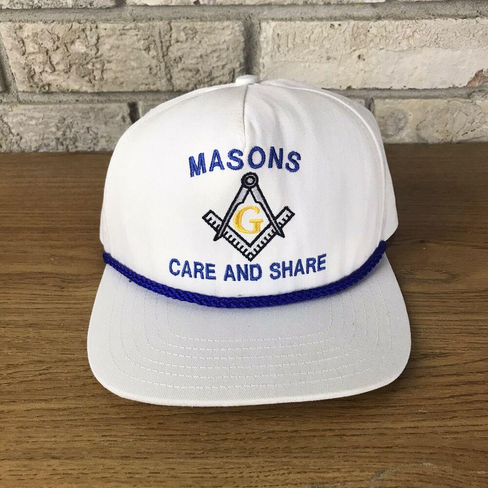 Vintage Freemason Hat Cap Snapback 