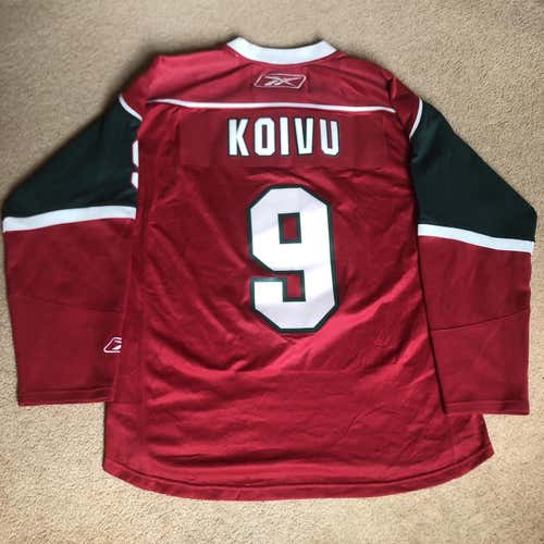 Mikko Koivu Minnesota Wild Reebok Premier Jersey Size L MSRP $180