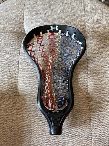 Used Black Under Armor Command Head With LE ECD Lacrosse USA Hero 2.0