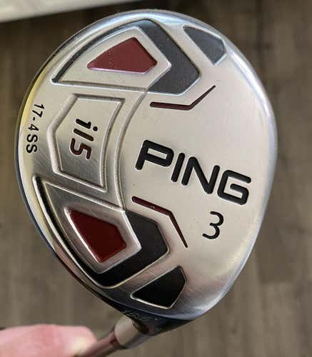 Used Men's Ping Right Handed i15 Fairway Wood Stiff Flex 3 Wood