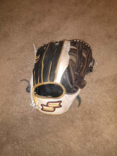 Black Used Adult SSK Right Hand Throw Infield Premier Pro Baseball Glove 11.75"