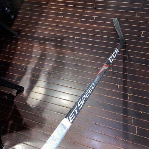 Senior Left Hand Jetspeed Team Toe Pattern Pro Stock Hockey Stick