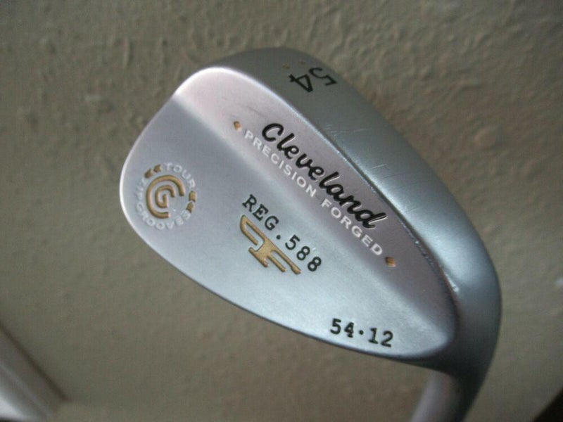 CLEVELAND PRECISION FORGED REG 588 TOUR ZIP GROOVES 54* SAND WEDGE WEDGE FLEX