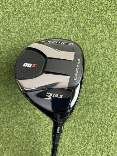 Tour Edge Exotics CBX 3 13.5* Fairway Wood, Kuro Kage Stiff Flex, RH