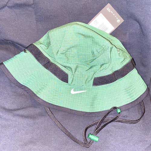 Green Nike Bucket Hat Size Medium