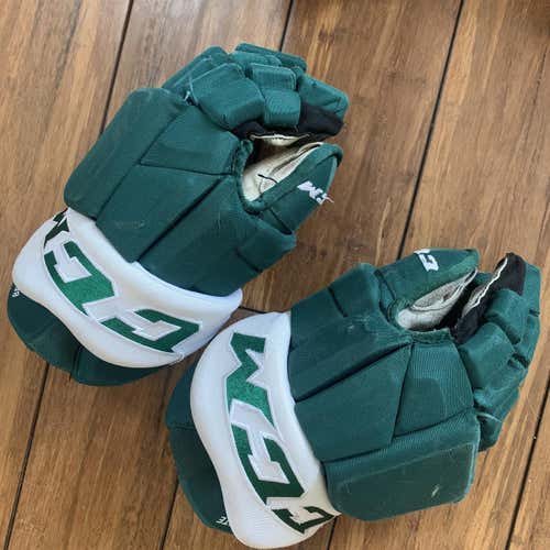 Green Senior CCM Pro Model 13" Pro Stock Gloves