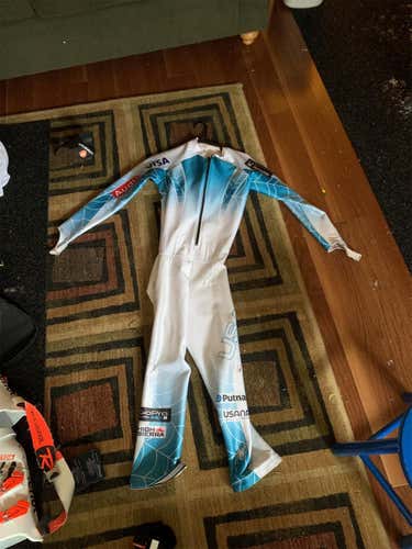 Used Large Spyder Ski Suit FIS Legal