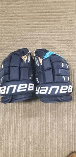 Navy Blue New Senior Bauer Nexus 2N Gloves 13"