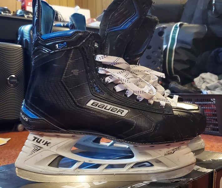 Used Senior Bauer Nexus 1N Hockey Skates Regular Width Size 9.5