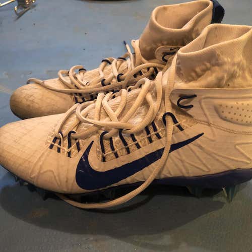 Blue Nike Huarache Cleats High Top