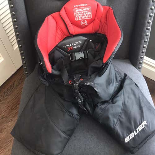 Black Junior Large Bauer Vapor X900 Hockey Pants