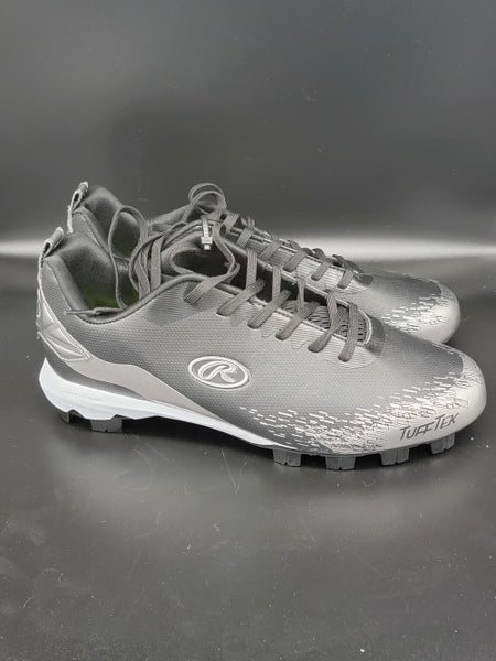 Black New Adult Men's Size 11 (Women's 12) Rawlings Baseball Cleats