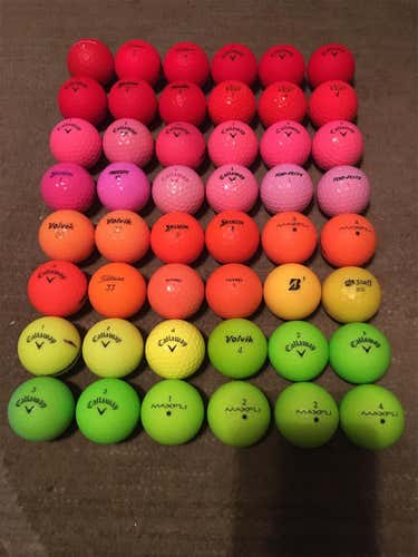 Red Used Callaway Supersoft 48 Pack (4 Dozen) Balls