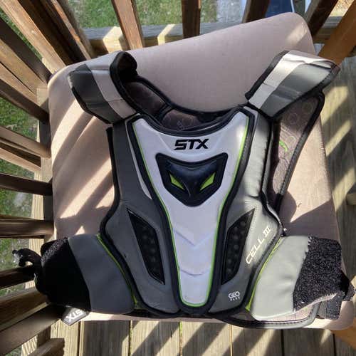 Used Large STX Cell 3 Liner Shoulder Pads