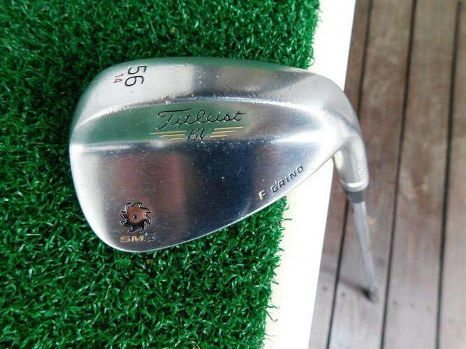 Titleist SM5 Chrome F Grind 56* Wedge w/ Wedge Flex Shaft