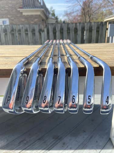 Men's Cleveland Right Handed 588 CB Iron Set Stiff Flex Steel Shaft