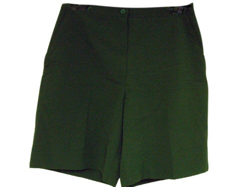 EP Pro Elastic Waste Shorts (Green, Ladies, Medium Size 8) Golf NEW