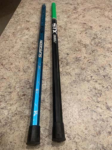 2 Lacrosse STX Shafts! Duel And Surgeon