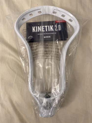 White New Attack & Midfield Unstrung Kinetik 2.0 Head With Hero Strings & Stringking 4x