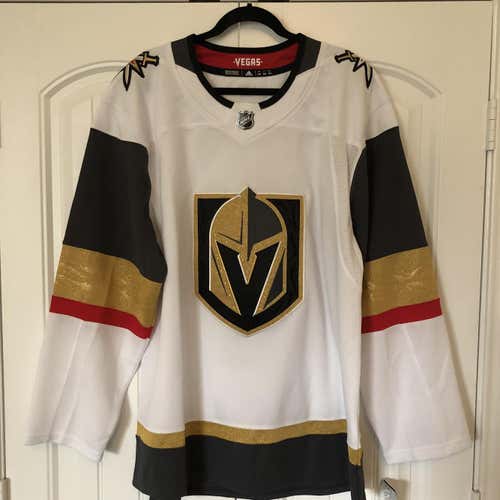 Vegas Golden Knights Authentic NHL Blank White Adult Size 54 Adidas Pro Stock Jersey