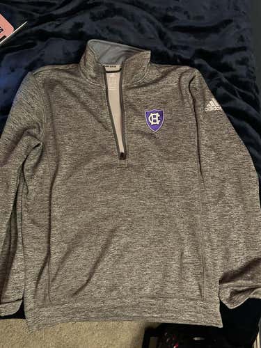 Holy Cross Hockey team issued pullover mens medium