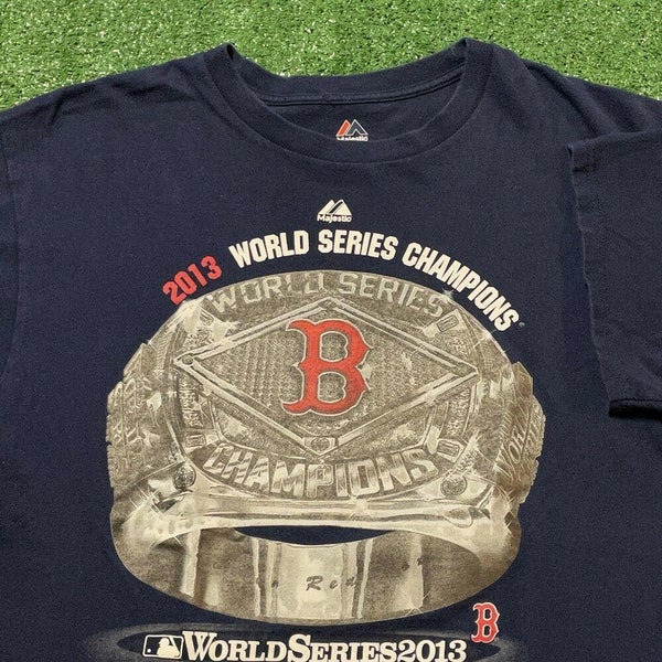 Boston Red Sox MLB 2013 World Series Champions majestic Long Sleeve shirt  Size L