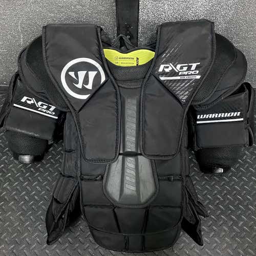 Senior Goalie Chest Arm Protector • WARRIOR GT PRO • Size M 2020 Model • Black