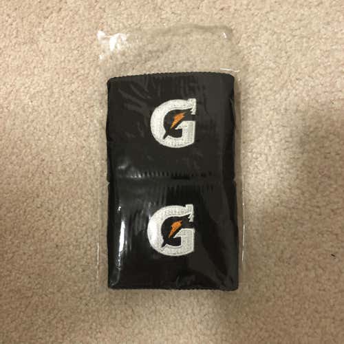 New Gatorade Black Wristbands Sweatbands nhl nfl mlb nba ncaa