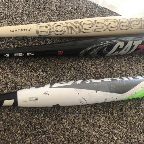 Used 2017 DeMarini Demarini Green CF Zen (-5) 27 oz 32" Bat CRAZY POP