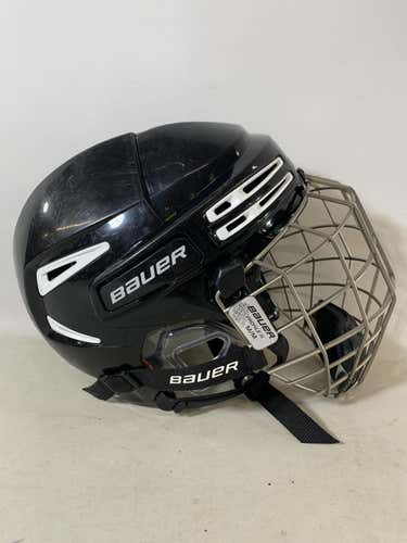 Used Bauer Re-akt 75 Helmet W Cage Medium