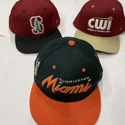3 College Snapbacks