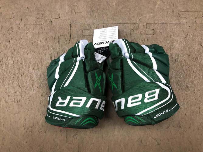 Green Senior Bauer Vapor X800 Lite 13"  Gloves