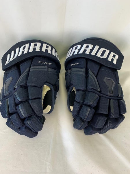 Navy Used Senior Warrior Covert QRE Gloves 14"- Jacksonville Icemen ECHL