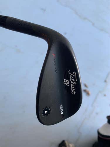 Men's Left Hand Vokey SM6 Jet Black Wedge Flex Steel Shaft Wedge