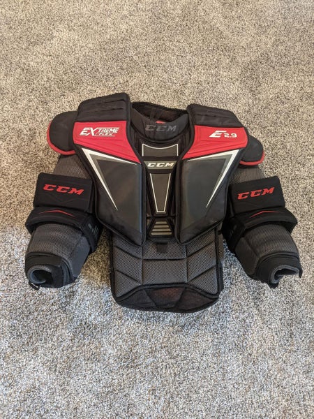 Used Intermediate Large CCM Extreme Flex Shield II Goalie Chest Protector