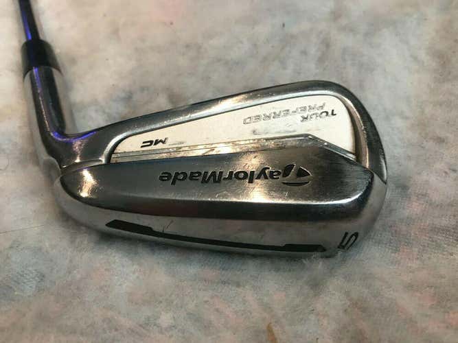Taylormade Tour Preferred MC 5 Iron Project X 6.5 Stiff Steel *Good*