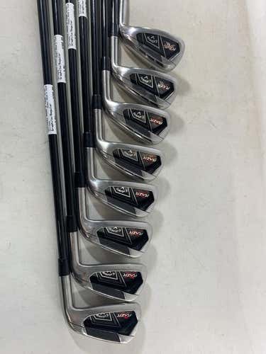 Used Callaway Razr X Tour 3i-pw Graphite Regular Iron Set