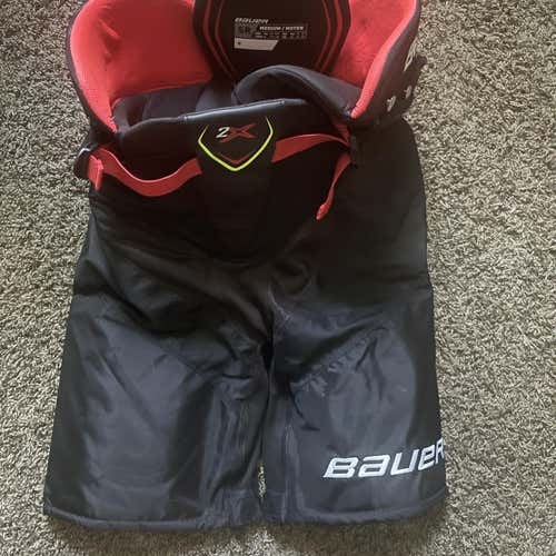 Black Senior Medium Bauer  Hockey Pants