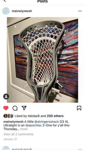 Epoch Z-one Factory Grey Strung By Mainely Mesh