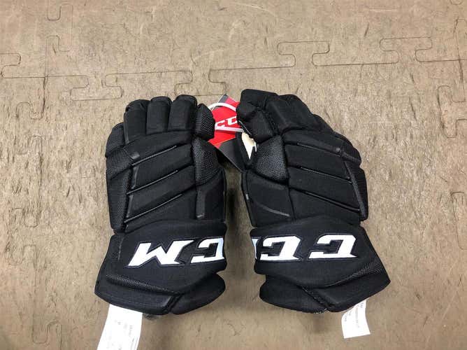 Black Junior CCM Pro Model 11"  Gloves