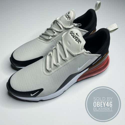 Nike Air Max 270 GOLF SHOES "Hot Punch" 11.5
