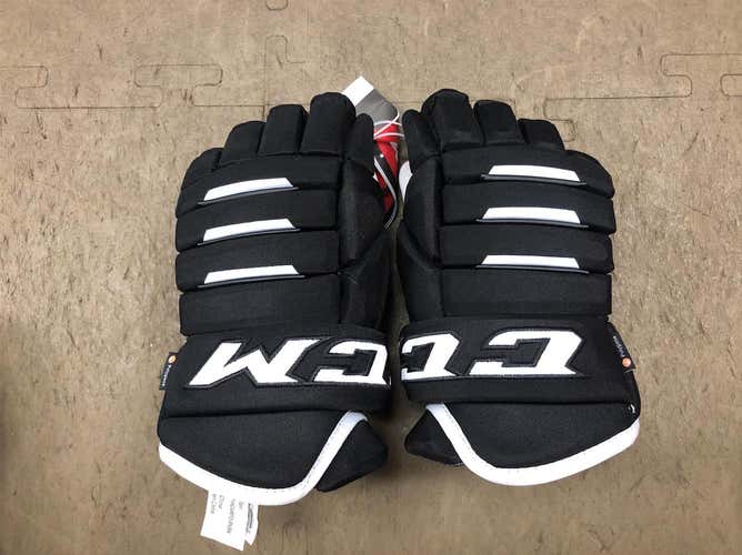 Black Senior CCM 4R Pro 13"  Gloves