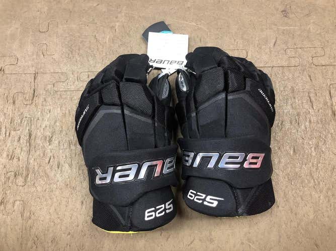 Black Senior Bauer Supreme S29 14"  Gloves