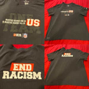 VERY RARE * NFL & NFLPA Team / Player Issued & Worn Black Adult XXXL Nike T-Shirt