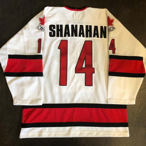 Nike 2002 IIHF Team Canada SHANAHAN Home Jersey LARGE Red Wings