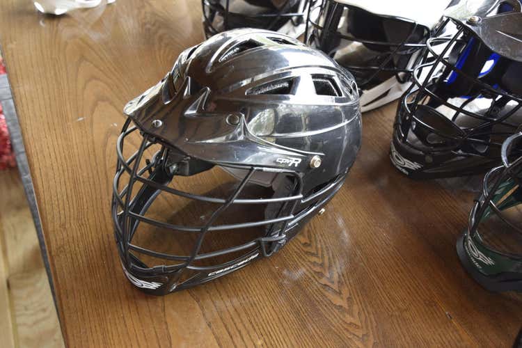 Like New Black Used Adult Player's Cascade CPV-R Helmet NO CHIN STRAP!