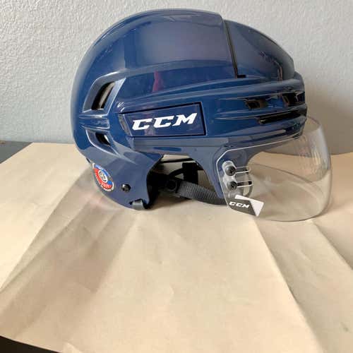 CCM Tacks 910  Helmet, New, Navy Blue
