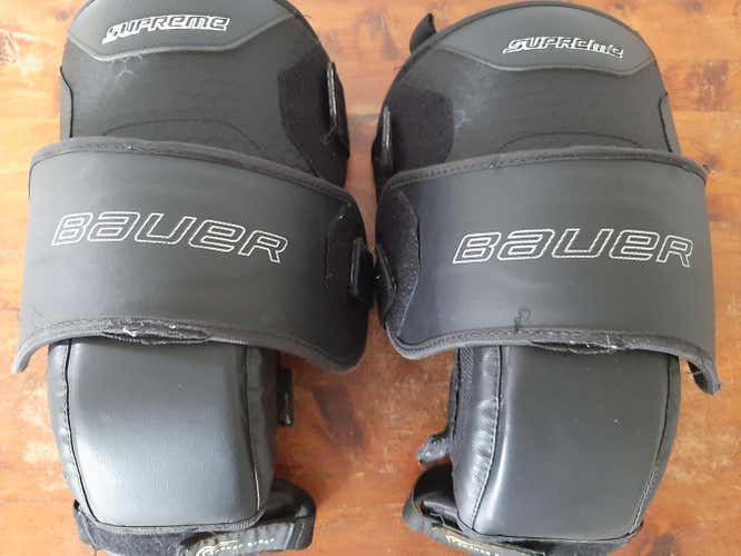 Used Bauer Supreme 1S Goalie Knee pads