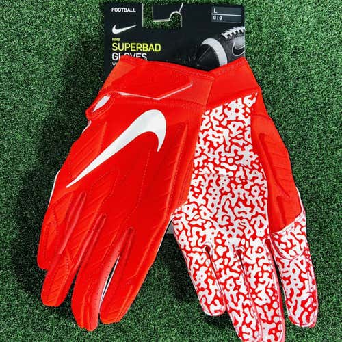 Nike SUPERBAD Football Receiver Large Gloves with MAGNIGRIP Technology
