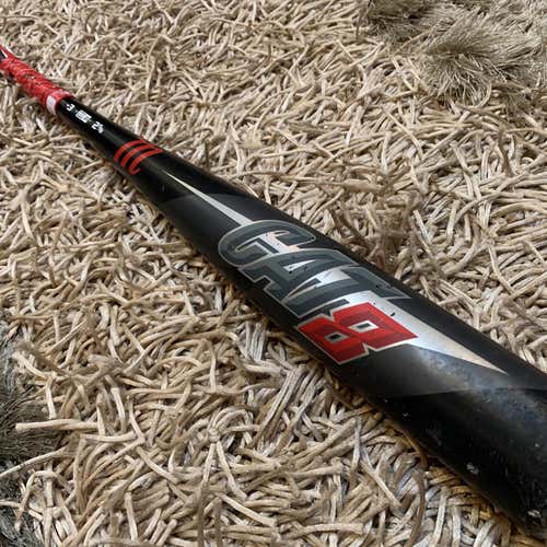 Marucci CAT 8 Black BBCOR Baseball Bat ~ 31/28 w/ New Lizard Skins grip